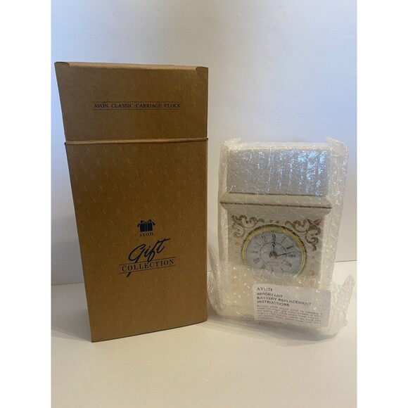 Vintage Avon Classic Carriage Clock CottageCore - Picture 4 of 8